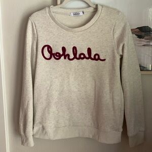 Oohlala Jubylee crewneck cotton and viscose sweater